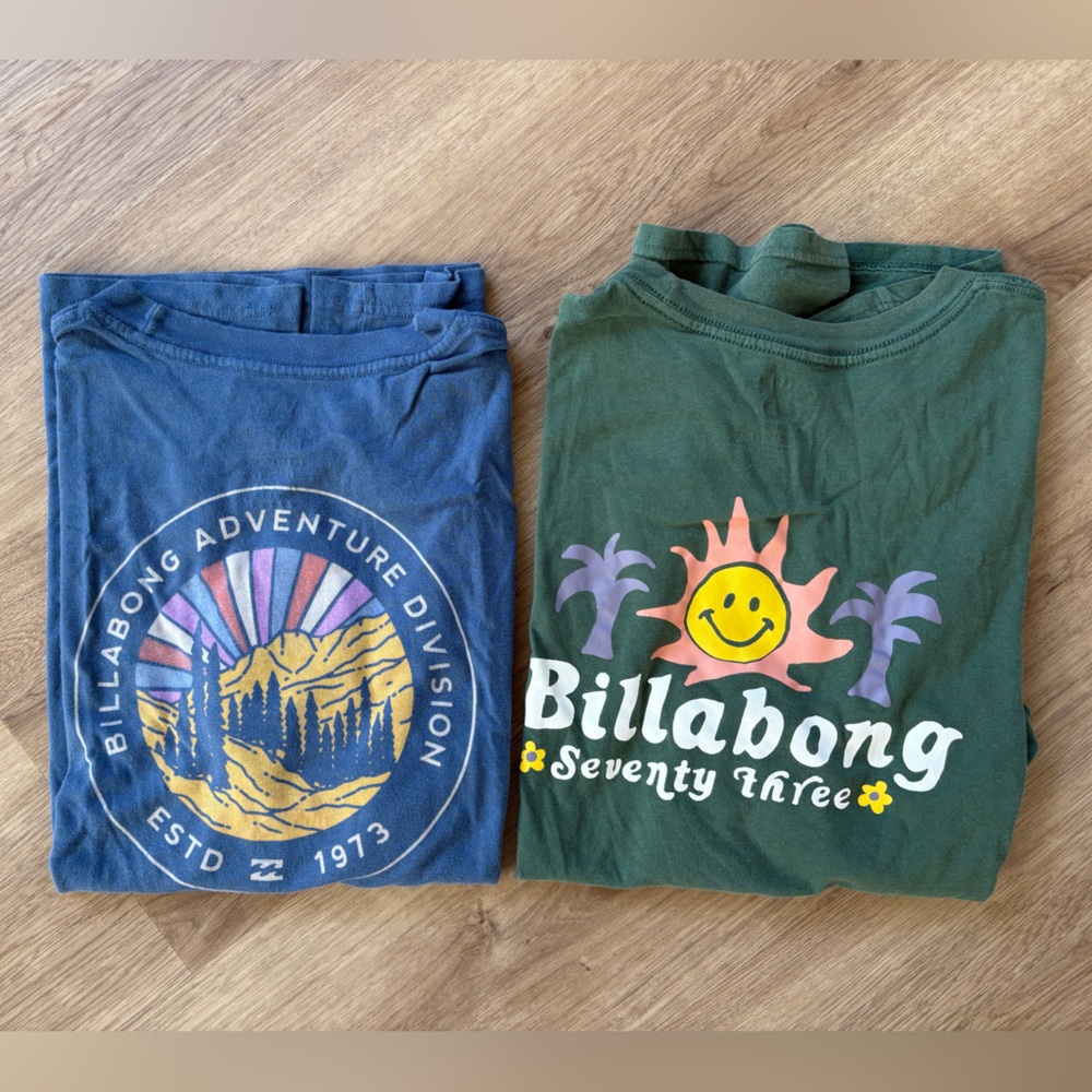 2 Billabong T-shirts